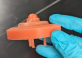 Printed resin membrane